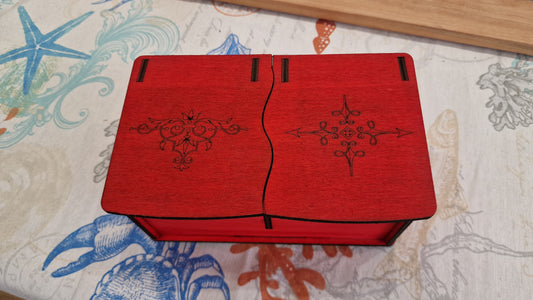 Custom Dual Compartment Jewellery Box