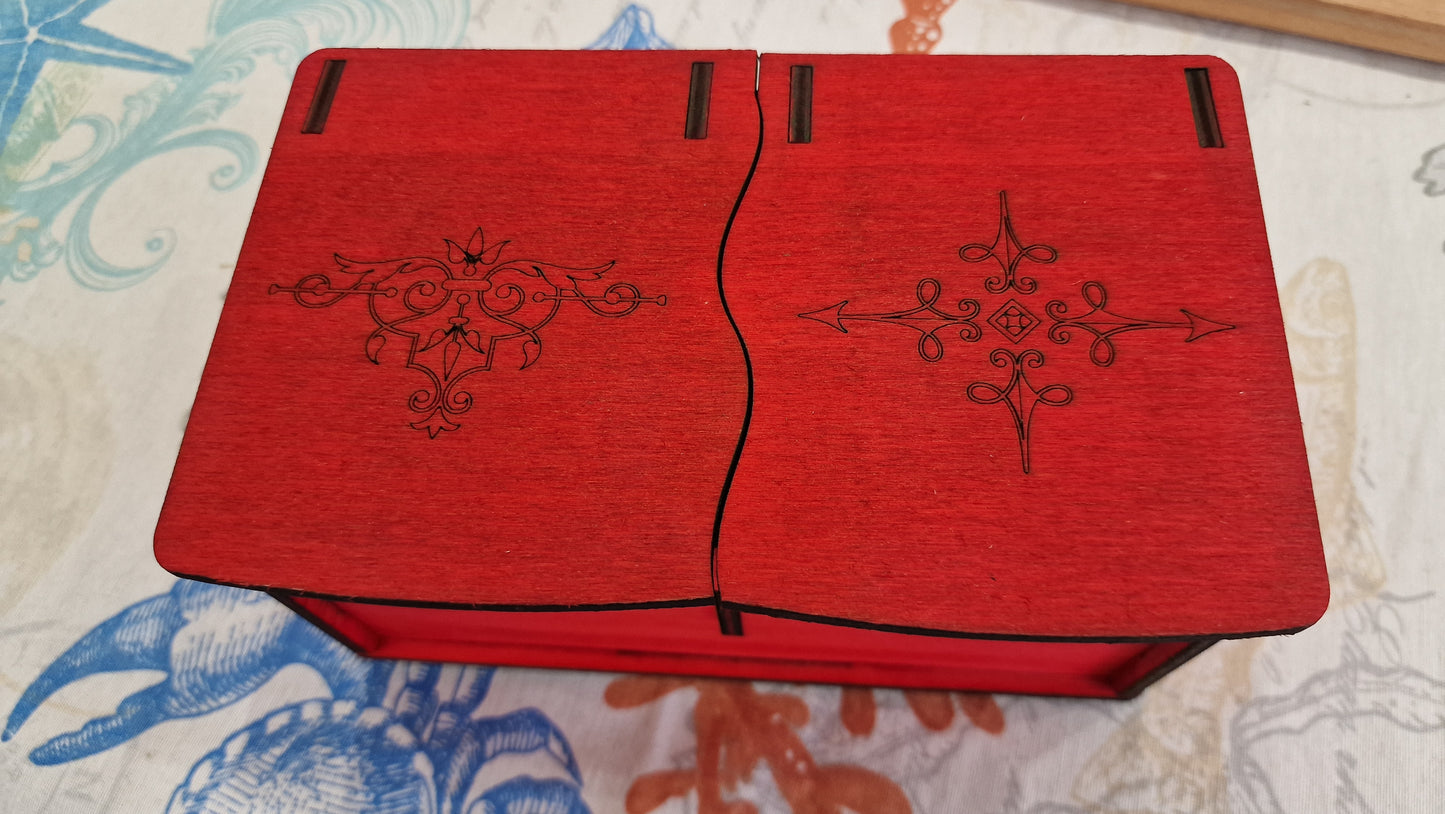 Custom Dual Compartment Jewellery Box