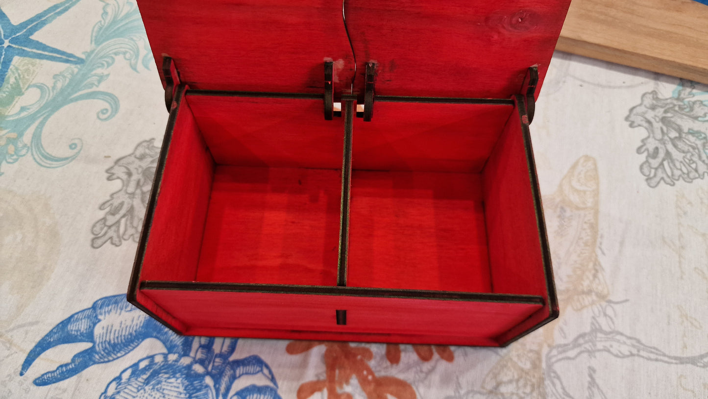 Custom Dual Compartment Jewellery Box