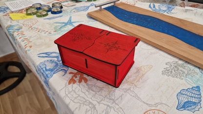 Custom Dual Compartment Jewellery Box