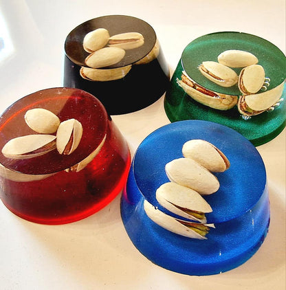 Resin Art Creation: The Forever Pistachios 4pcs in a set